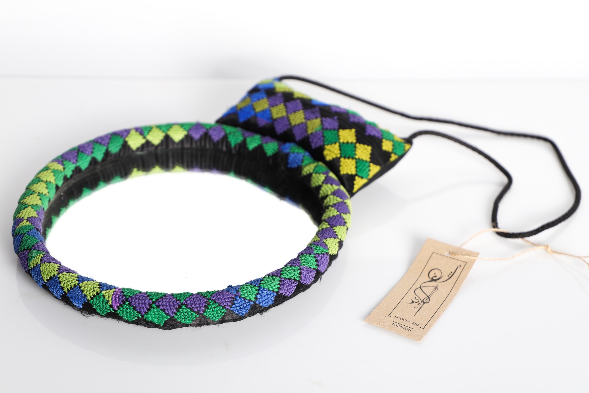 Handcrafted Embroidered Mirror – A Reflection of Art & Heritage