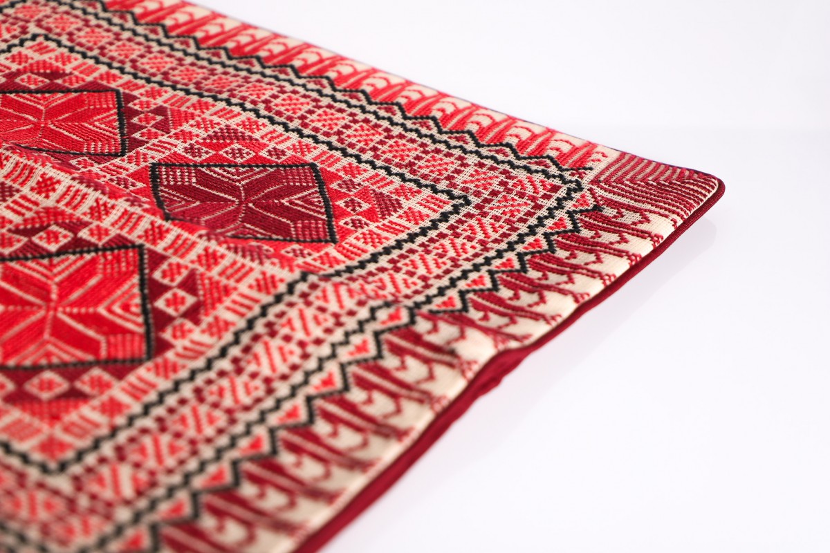 Authentic Handcrafted Embroidered Pillow - A Beautiful Accent for Any Room