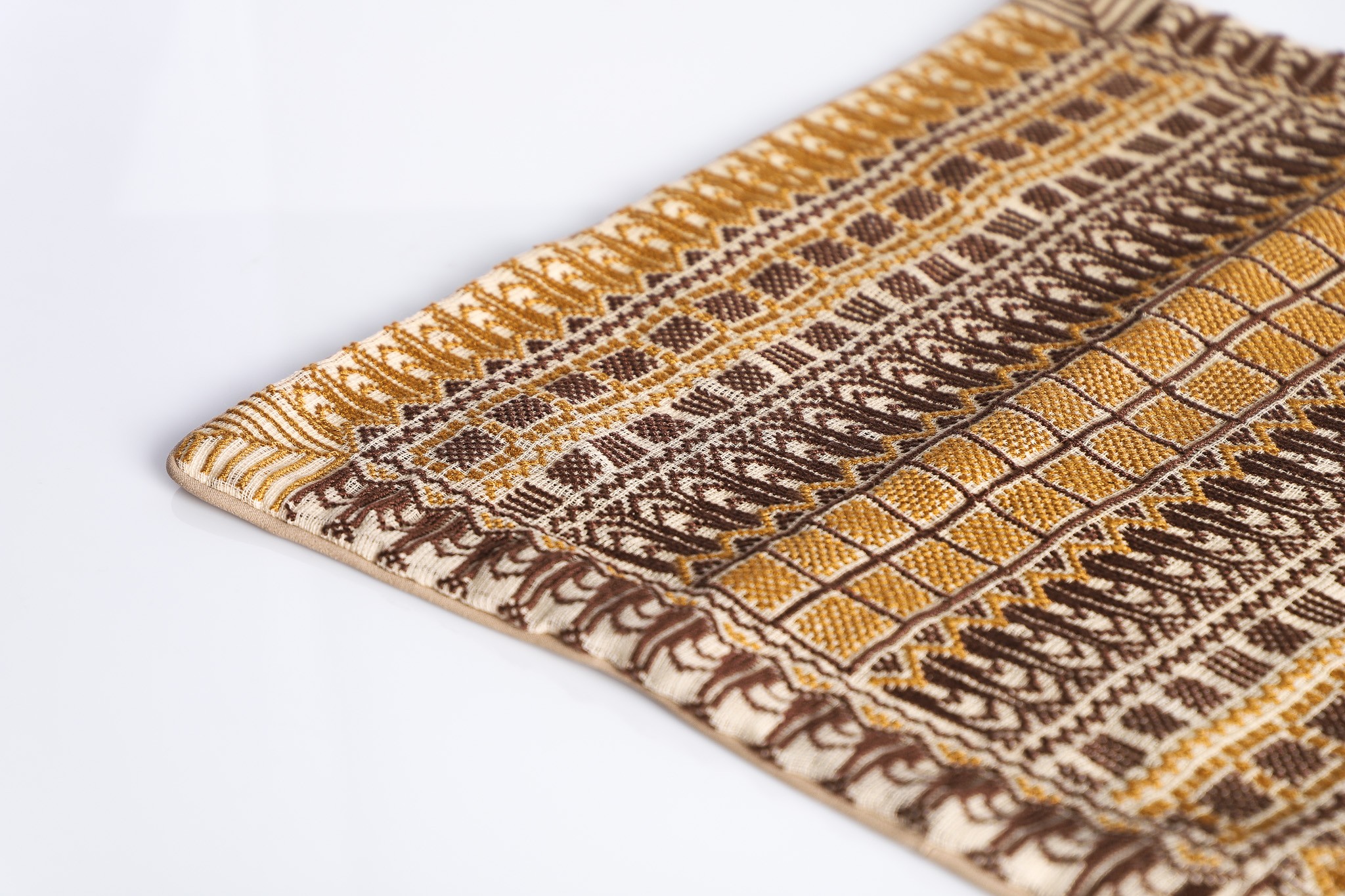 Handcrafted Embroidered Square Pillow - Beautiful Accent Cushion for Sofa