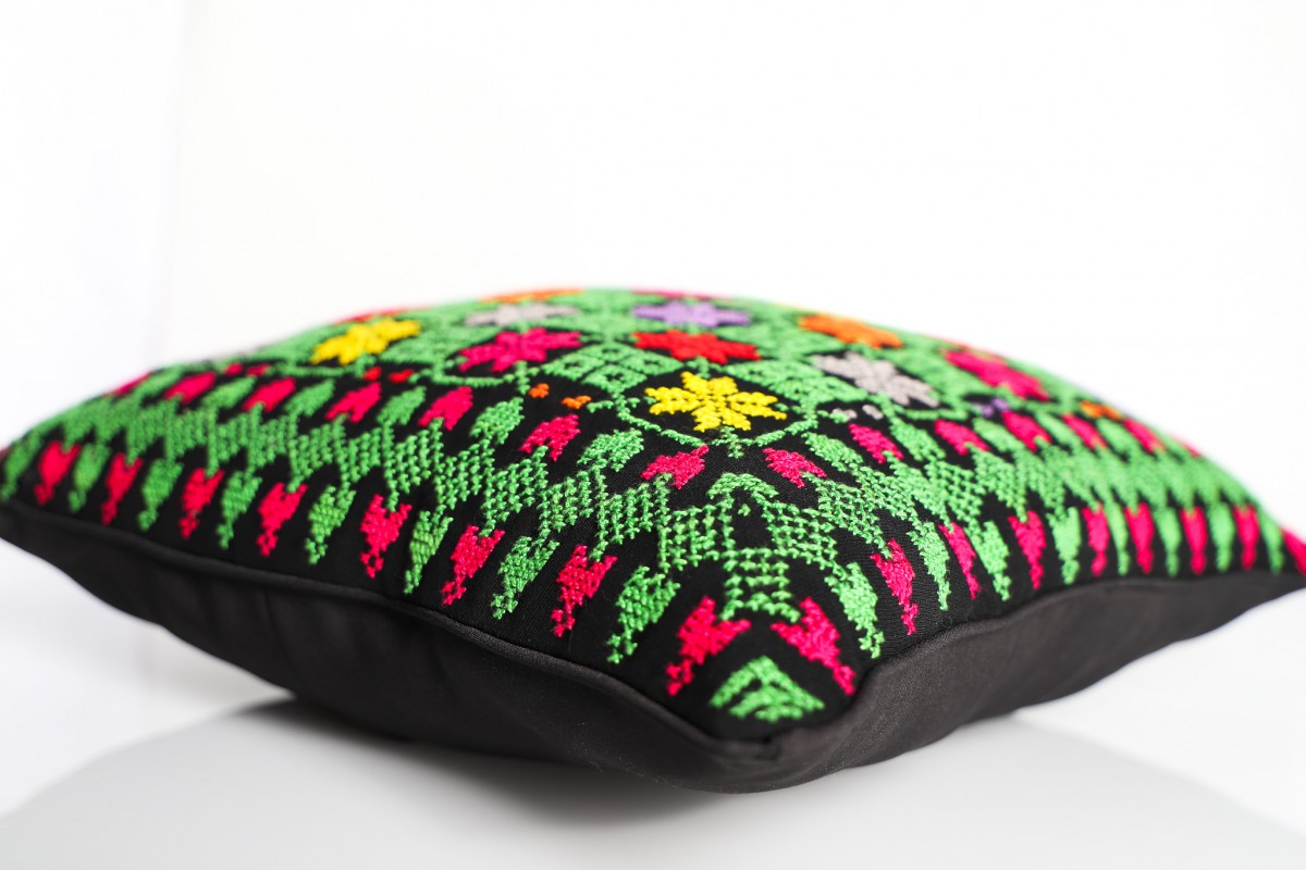 Threaded Tales – A Cushion That Weaves Palestinian Heritage