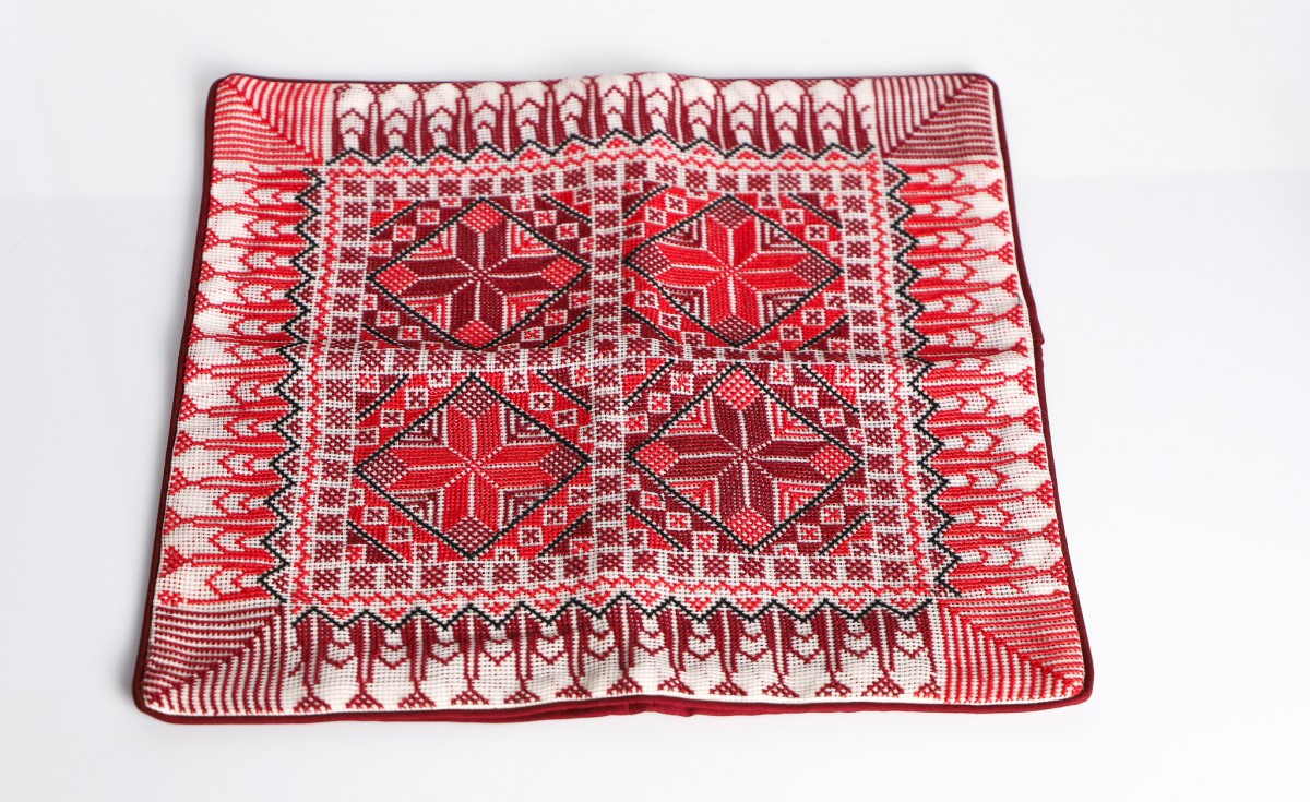 Authentic Handcrafted Embroidered Pillow - A Beautiful Accent for Any Room