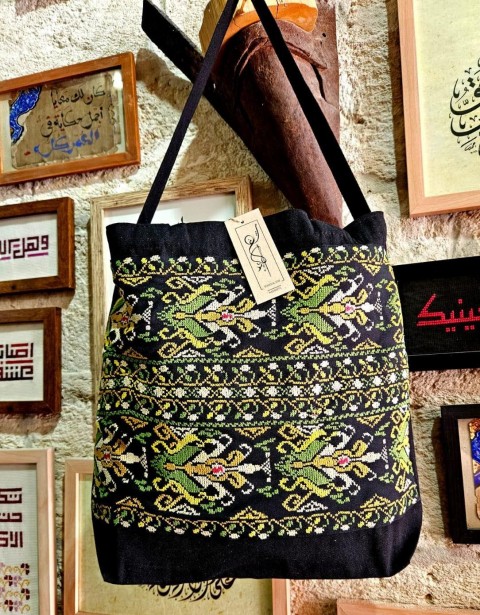 An embroidered Tote Bag