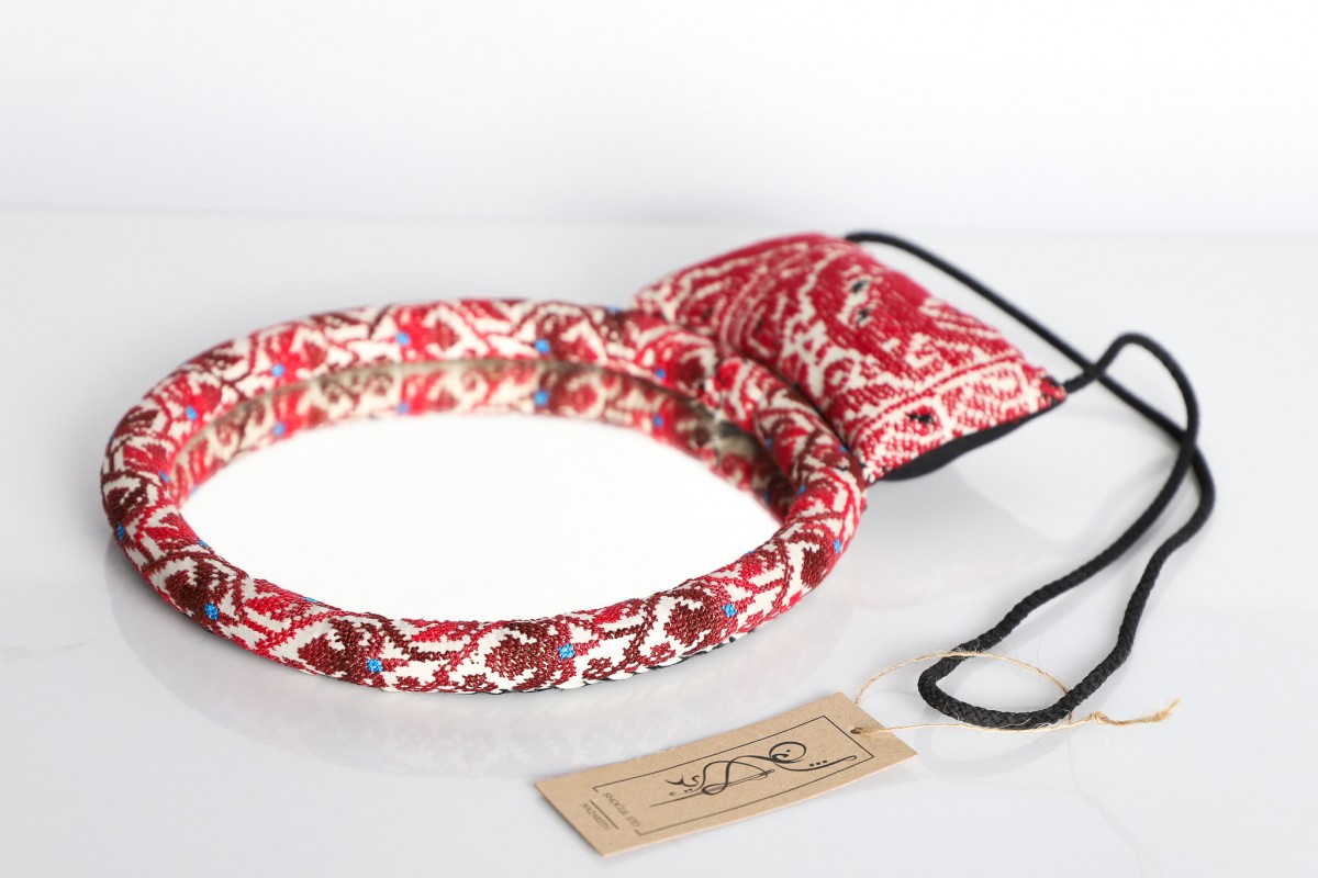 Handcrafted Embroidered Mirror – A Reflection of Art & Heritage