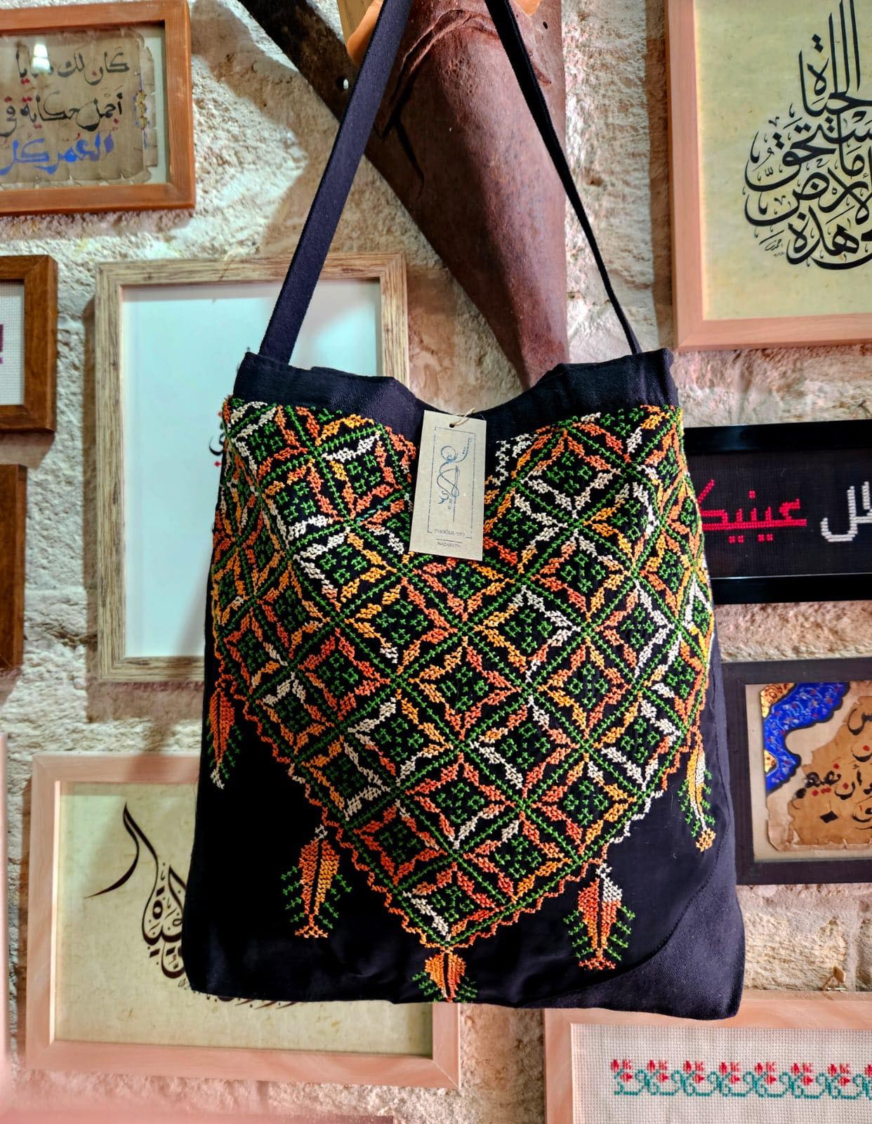 An embroidered Tote Bag