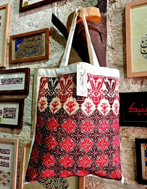 the embroidered Tote Bag