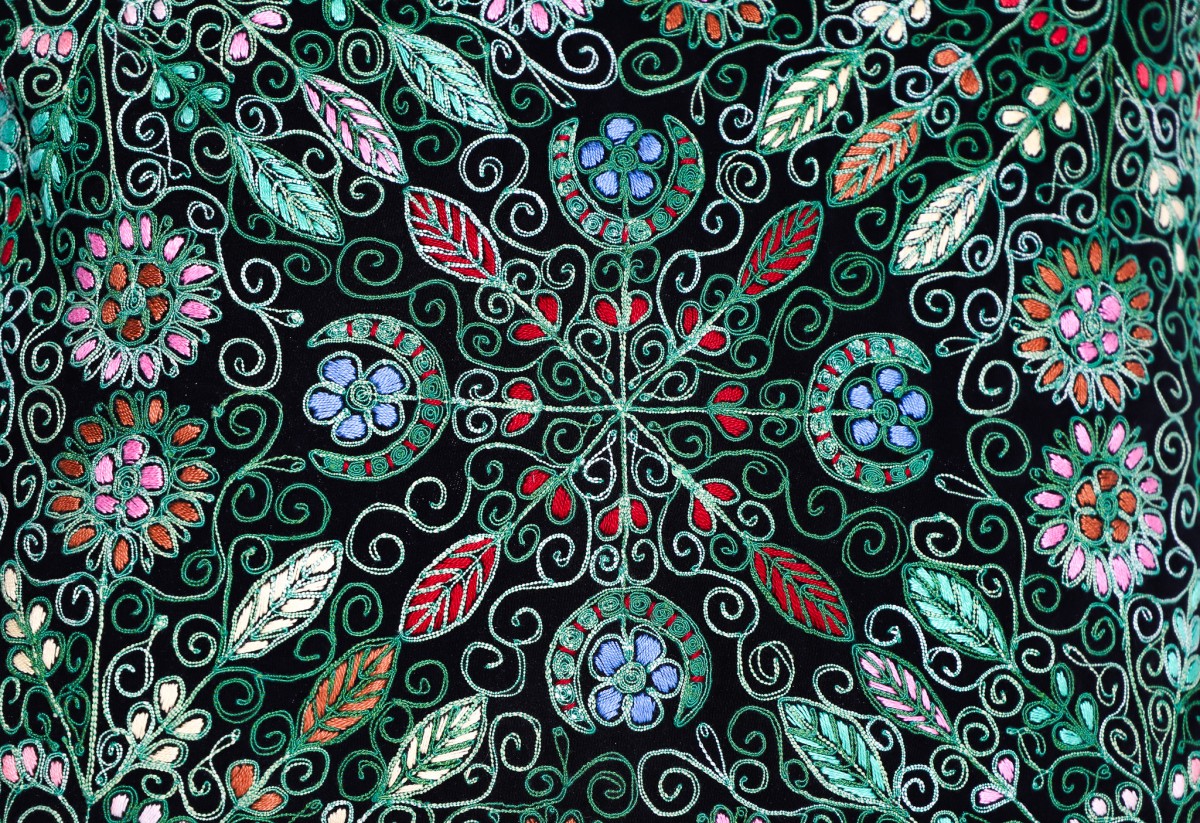 Heartbeat of the Land – A Hand-Embroidered Palestinian Cushion