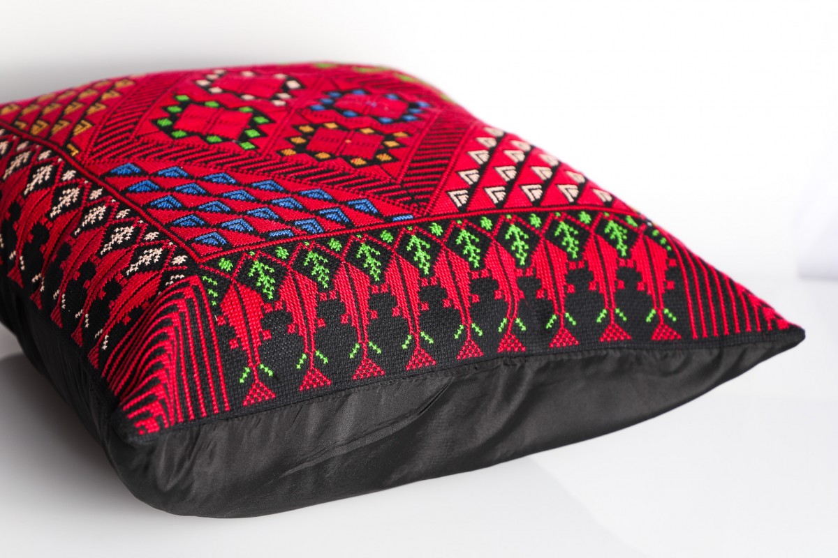 Woven Wonders: Handcrafted Embroidered Cushion for a Stylish Home
