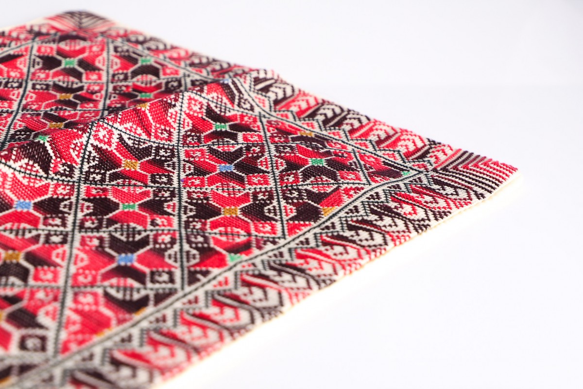 Authentic Handcrafted Embroidered Square Pillow - Perfect for Modern Interiors