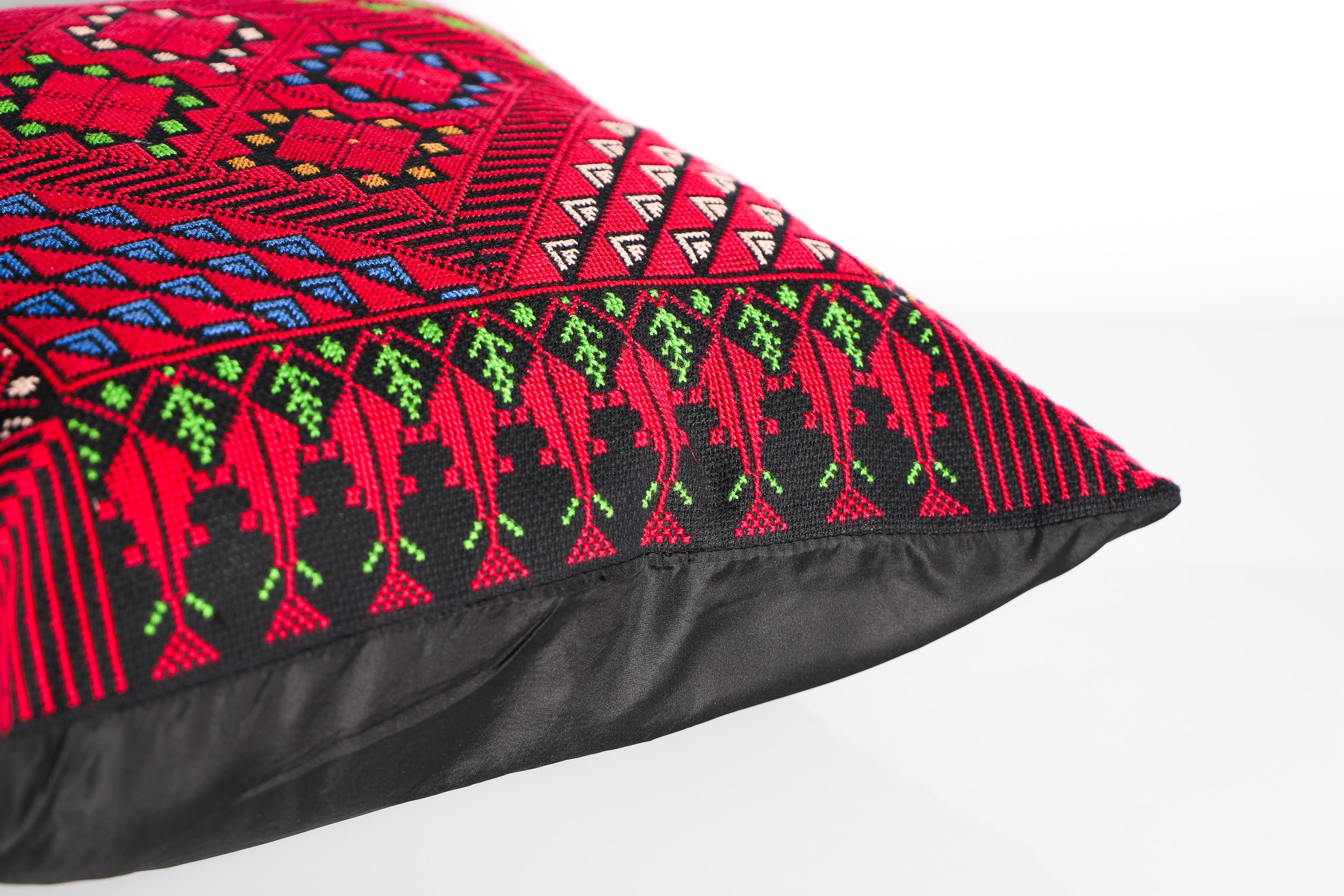 Woven Wonders: Handcrafted Embroidered Cushion for a Stylish Home