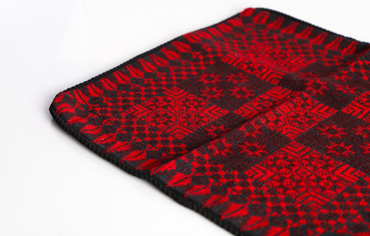 Artisan-Designed Embroidered Square Pillow - Elegant Accent Cushion