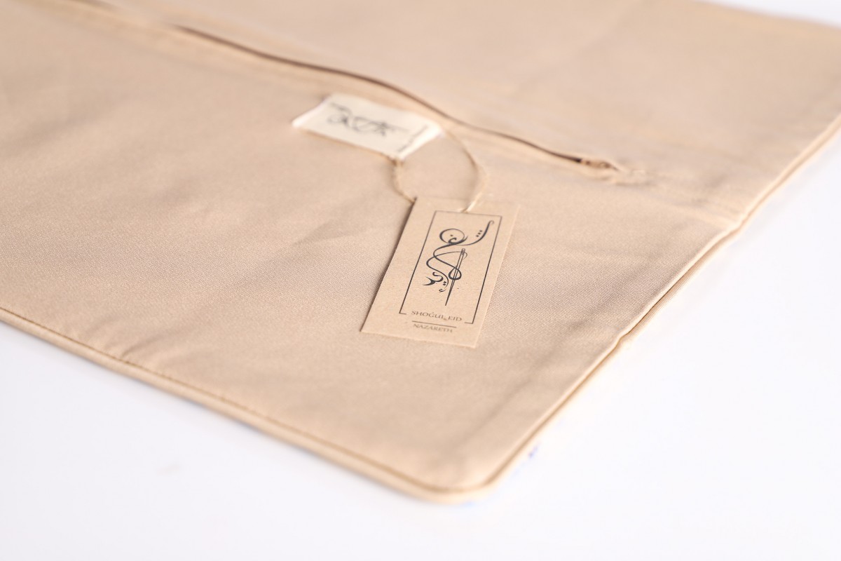 Elegant Handcrafted Embroidered Pillow - Square Cushion for Any Room