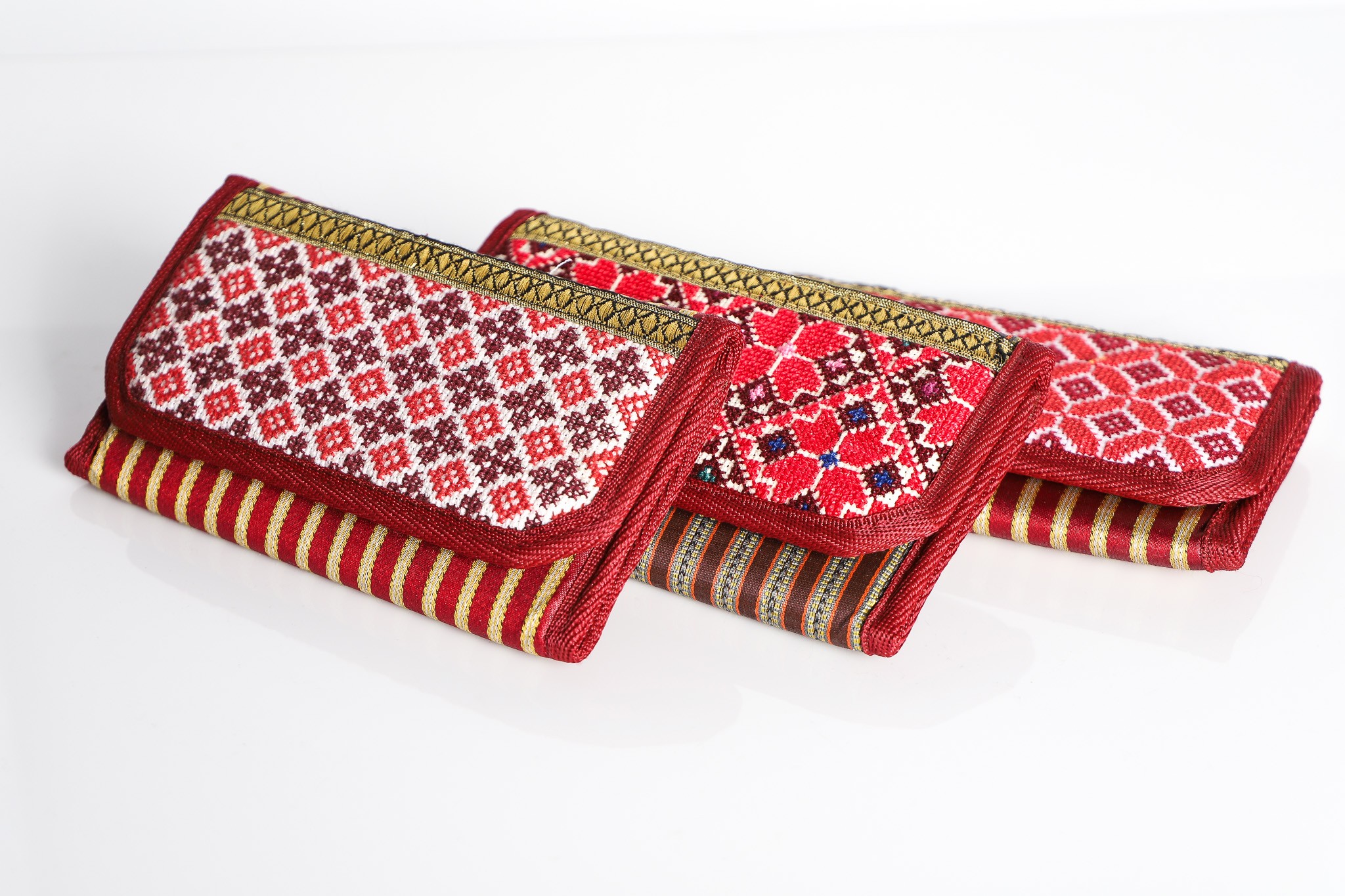 Handmade Embroidered Wallet – Authentic Tatreez from Bethlehem