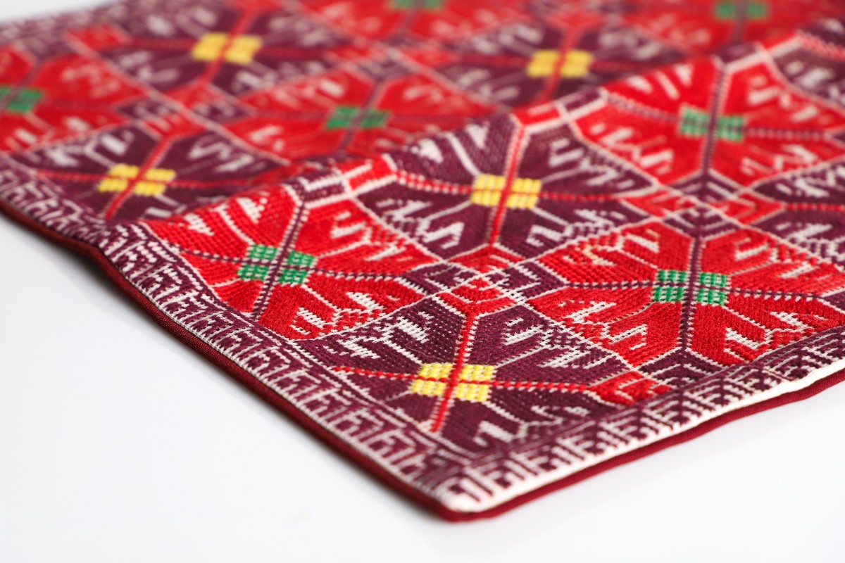 Handcrafted Embroidered Pillow - A Luxurious Addition to Your Home Decor