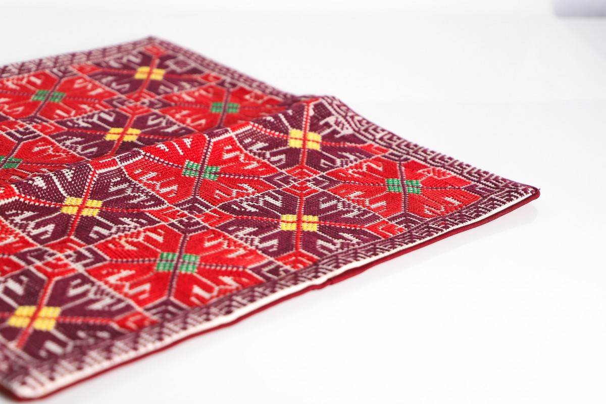 Handcrafted Embroidered Pillow - A Luxurious Addition to Your Home Decor