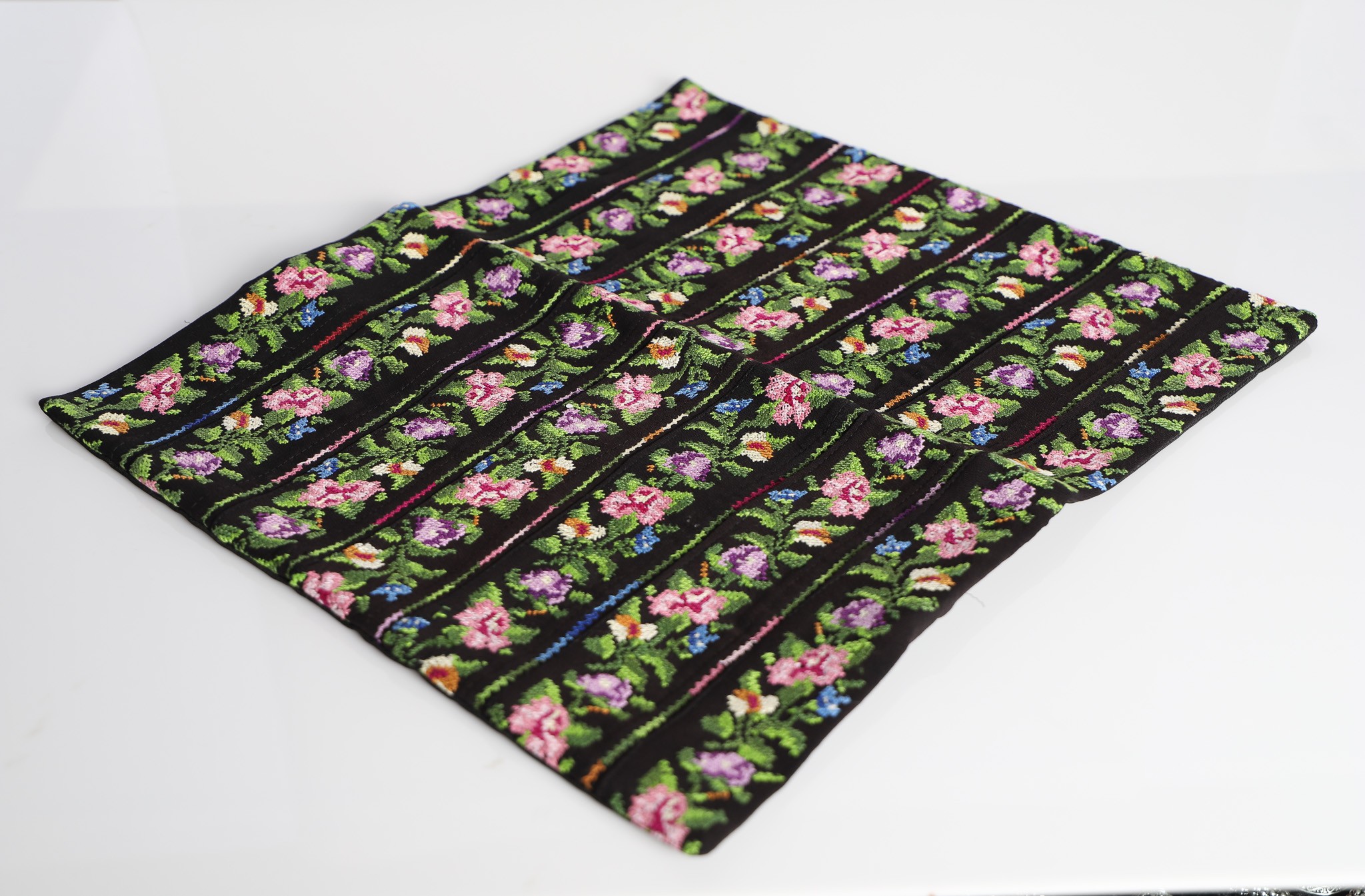 Ancestral Touch– Traditional  Embroidery Cushion